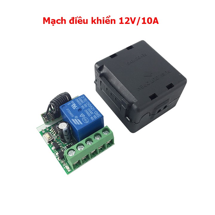 Bộ mạch công tắc điều khiển từ xa 12V/10A 2 remote