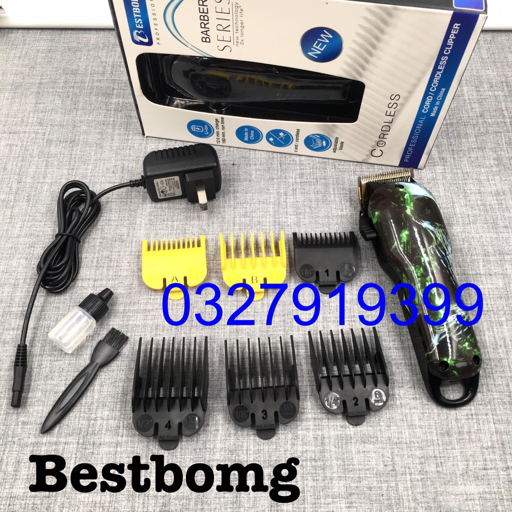 ✅Freeship✅ Tông đơ cắt tóc cao cấp BESTBOMG ( có tăng tốc  )