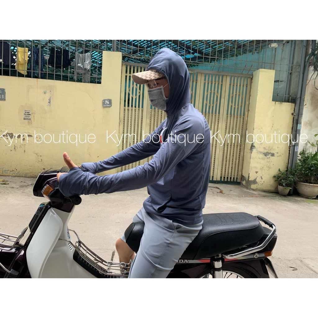 [ẢNH THẬT+VIDEO TỰ QUAY] Áo chống nắng nam thông hơi, có mũ chùm đầu, thời trang, đẹp | BigBuy360 - bigbuy360.vn