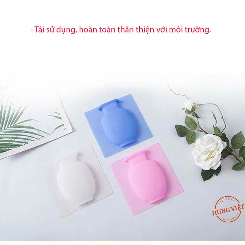 Lọ Hoa Dán Tường Silicon Trang Trí Cánh Cửa, Tủ Lạnh, Vách Kính Văn Phòng Làm Việc [BÌNH HOA SILICON]