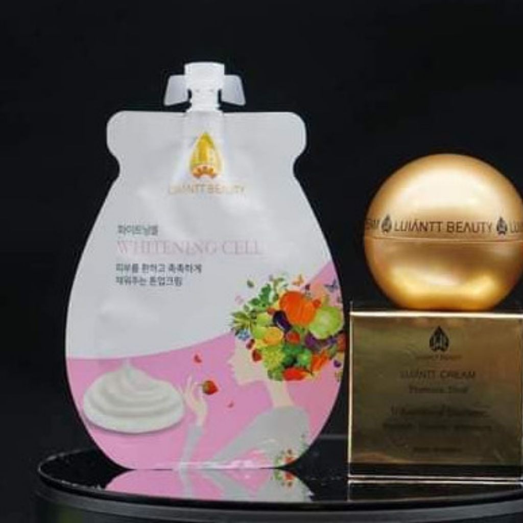 Kem dưỡng da luiantt  Kem dưỡng trắng da tế bào gốc Whitening Cell 10ml