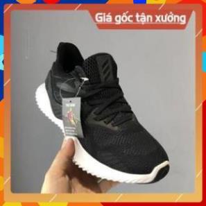 [FreeShip+Giá Hủy Diệt] Giầy Alphabounce xịn sò Full phụ kiện, Giày Sneaker Alphabounce đen đế trắng , Hót trend