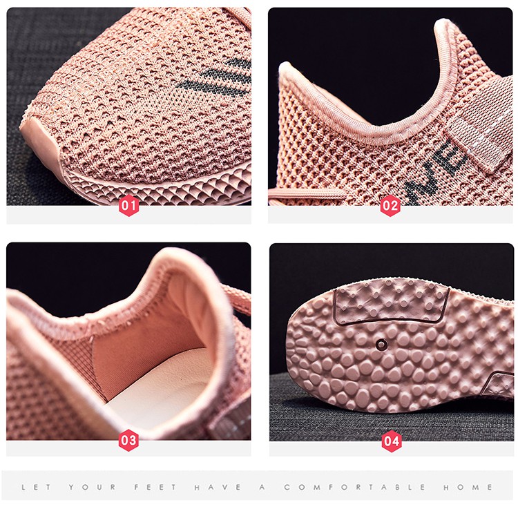 Giày Thể Thao Nữ YZ 5G Đế Tổ Ong Hot Trend Vải Đan Êm Thoáng Siêu Nhẹ - MSP 3237 | BigBuy360 - bigbuy360.vn