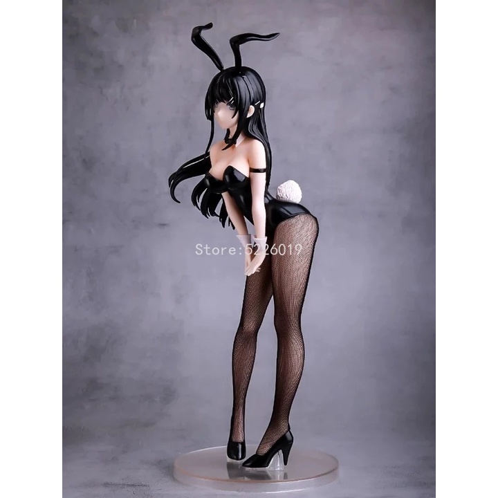 Mô Hình Nhân Vật Senpai Sakurajima Mai Ngồi Ghế Anime Gợi Cảm 20cm