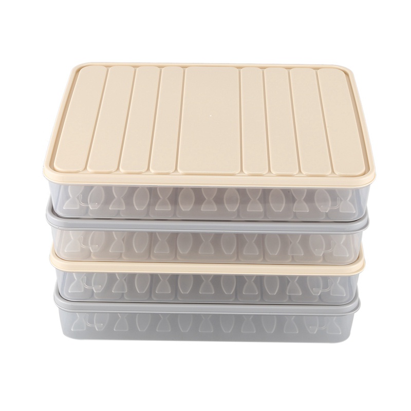 Set 4 Hộp đựng thực phẩm Trong Tủ Lạnh Màu Sắc Ngẫu Nhiên