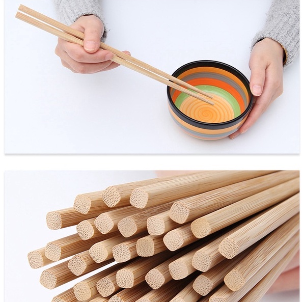 Đũa ăn dài tre đa năng kháng khuẩn BAMBOOO ECO thân thiện môi trường