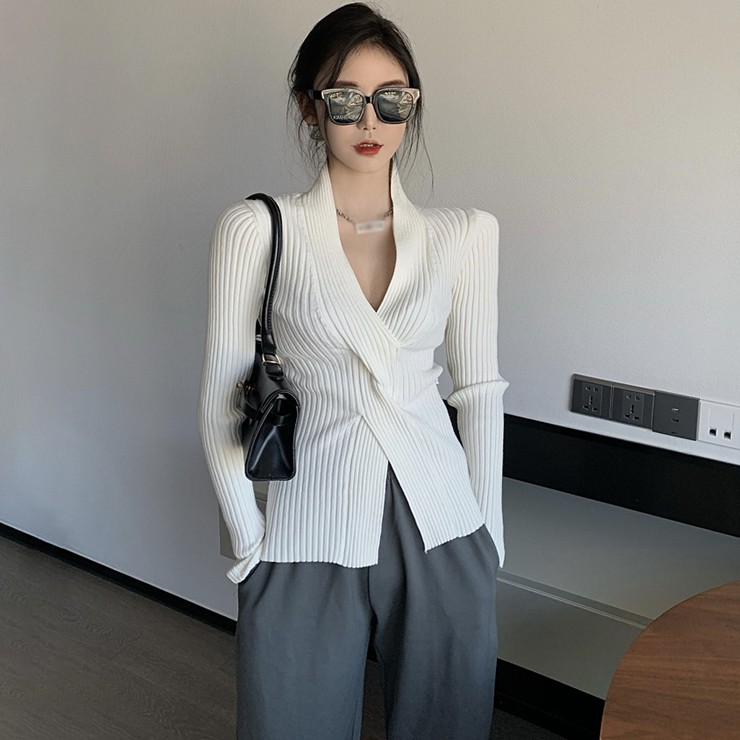 Áo thun gân nữ tay dài Emilyshop