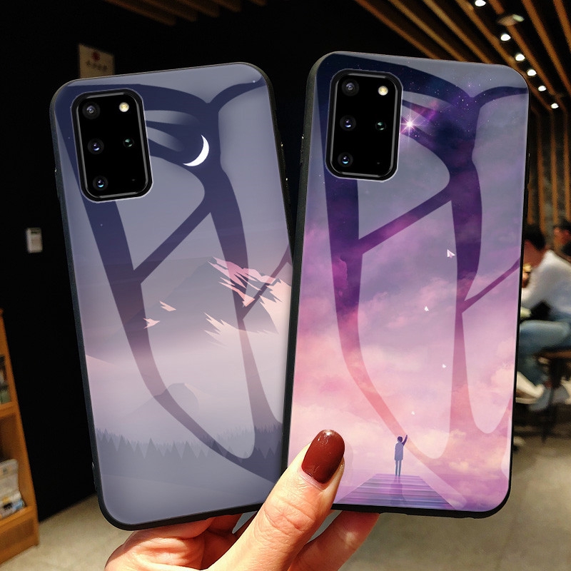 Ốp Lưng Họa Tiết Bầu Trời Đầy Sao Cho Samsung S 20 +