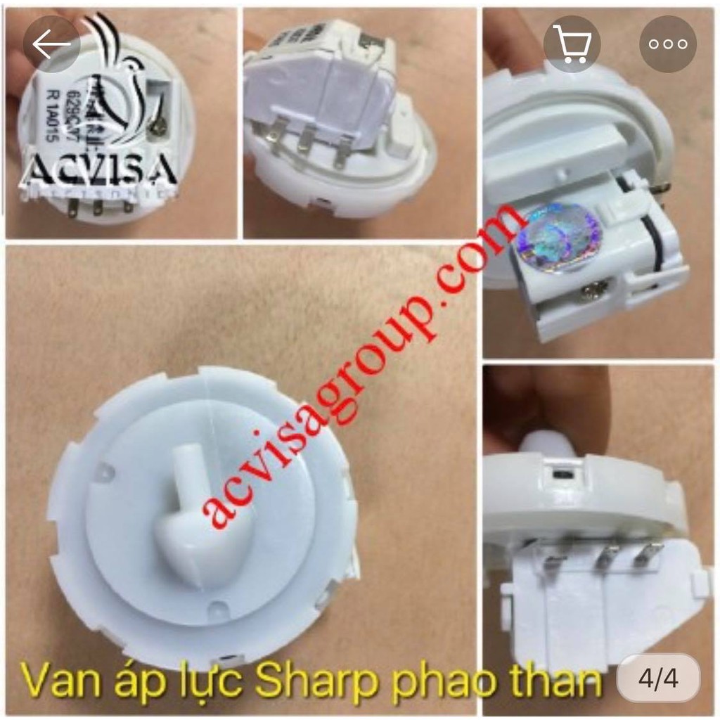 Phao máy giặt - Van áp lực nước MG các hãng Sanyo Panasonic Toshiba Samsung LG (chọn loại như hình) - cảm biến mức nước