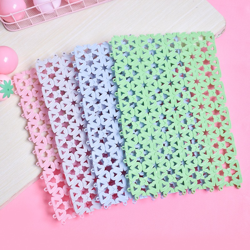 Tấm lót sàn chuồng/lồng lưới sắt chó mèo thú cưng bằng nhựa PVC nhiều màu