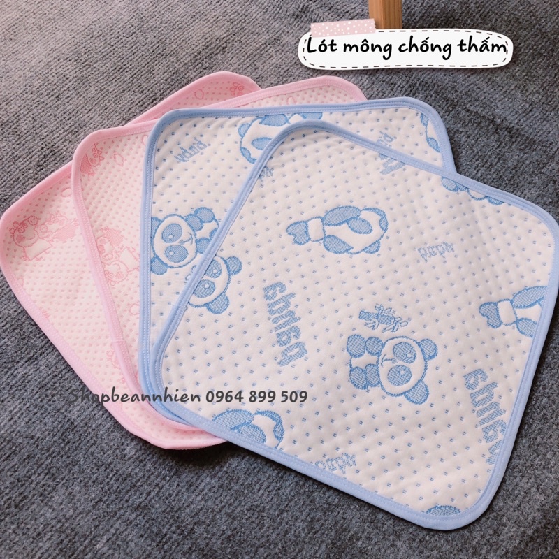 TẤM LÓT MÔNG ĐA NĂNG CHỐNG THẤM CHO BÉ 30-30cm VÀ 50-70cm