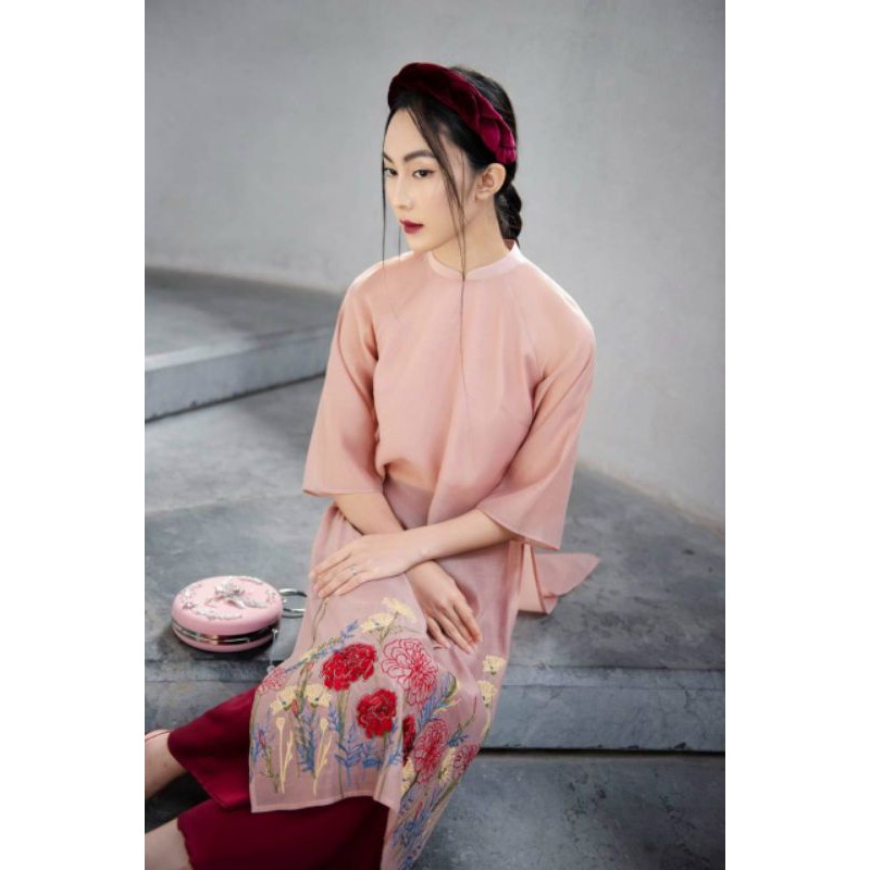 Áo Dài May Sẵn 💖𝑭𝒓𝒆𝒆𝒔𝒉𝒊𝒑💖 Áo Tơ Óng Chất Lượng Cao - Hàng VNXK - Áo Dài SViet 51