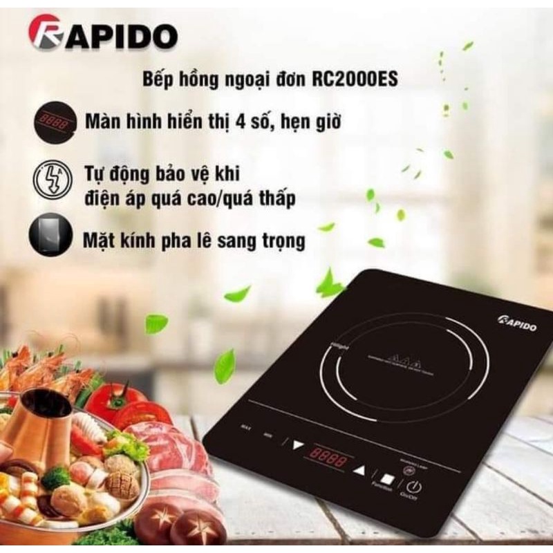 Bếp Hồng Ngoại Đơn RAPIDO