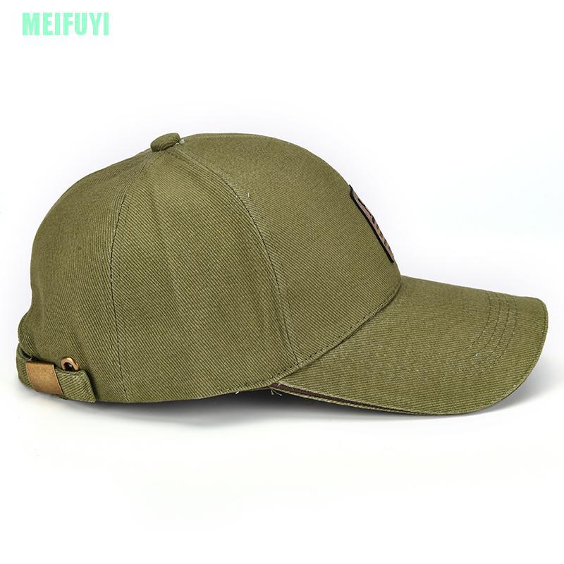 Mũ Lưỡi Trai Cotton Màu Trơn In Logo Meifuyi 2016