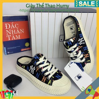 Giày Đạp Gót, Sục Ny, 𝐌𝐋𝐁 Đạp Gót Đen 🌟FULL Size BOX BILL🌟 Nam Nữ 2021.-Humy
