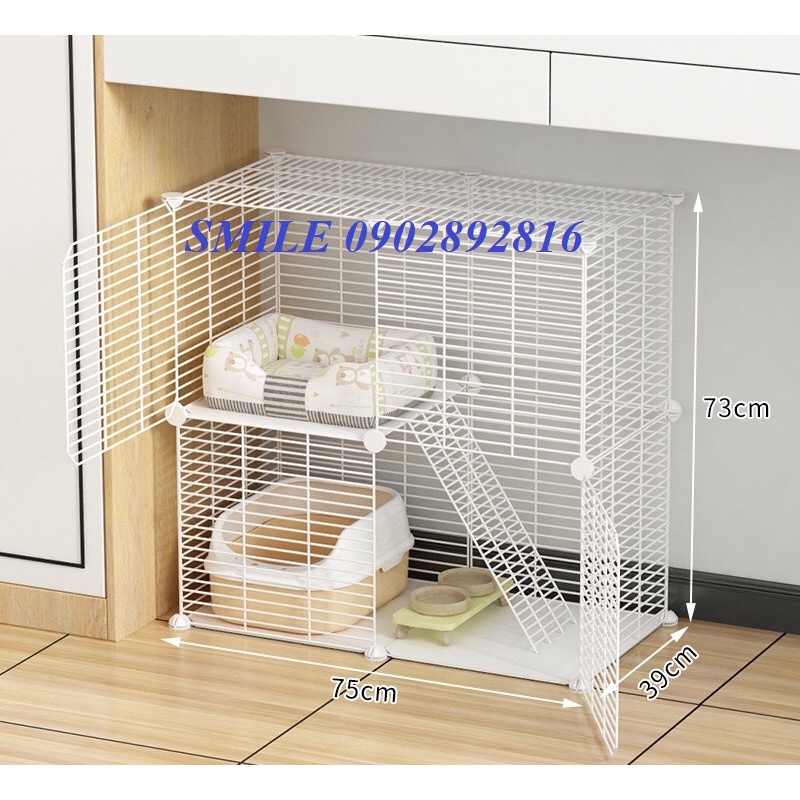 MÈO ,CHUỒNG CHÓ ,CHUỒNG QUÂY DƯỚI 6KG LẮP GHÉP SƠN TĨNH ĐIỆN CHO PET
