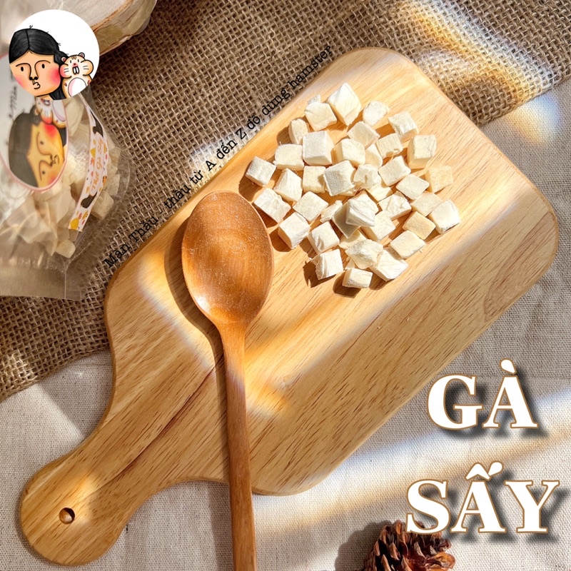 Thịt gà sấy dành cho Hamster