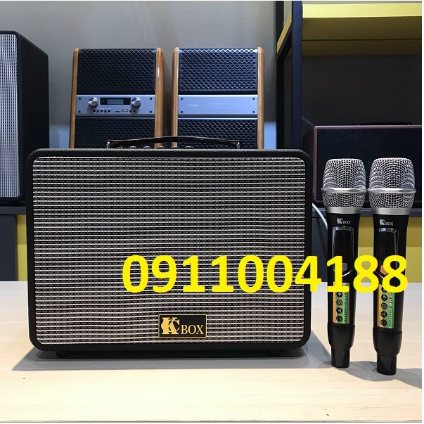Loa karaoke mini KCBOX KC135 Hàng chính hãng, Công Suất 200W, Micro chỉnh Reverd hát karaoke cực hay + Bh 12 tháng