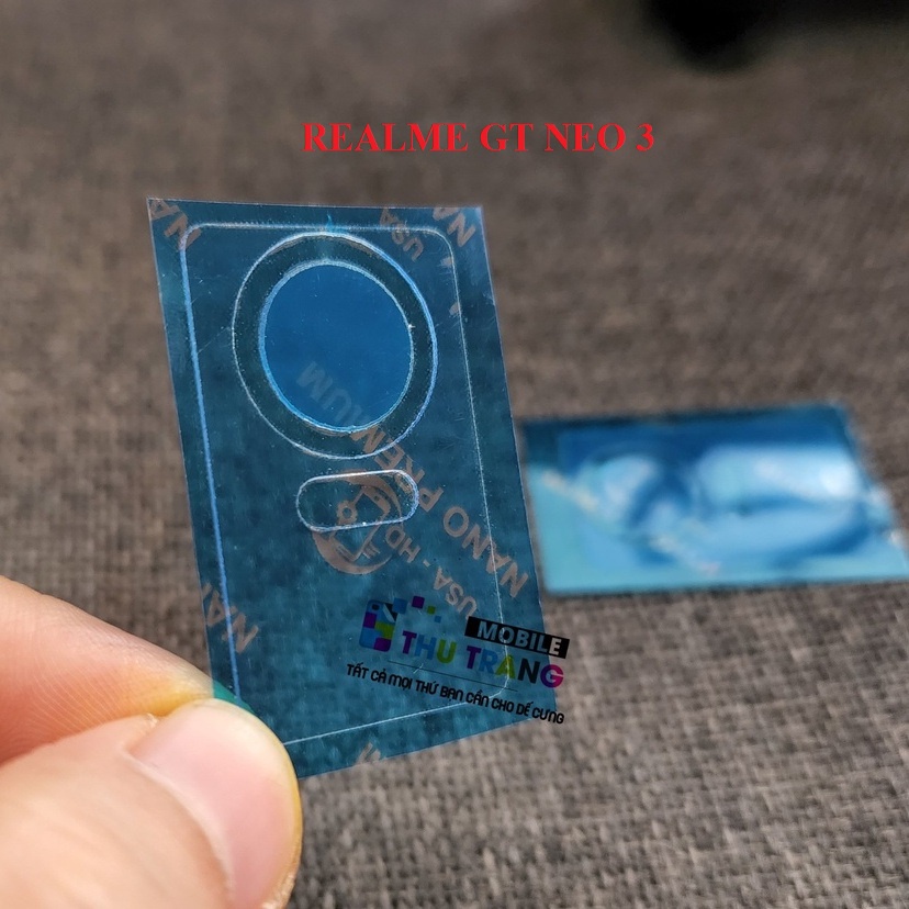 Realme GT Neo 2 / GT Neo 3 GT Neo 3T - Kính cường lực trong suốt không full màn hình + dán bảo vệ camera chống trầy xước