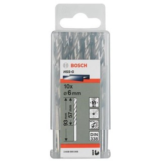Mũi khoan sắt Bosch HSS-G  từ 1mm - 7.5mm ( hộp 10 mũi )