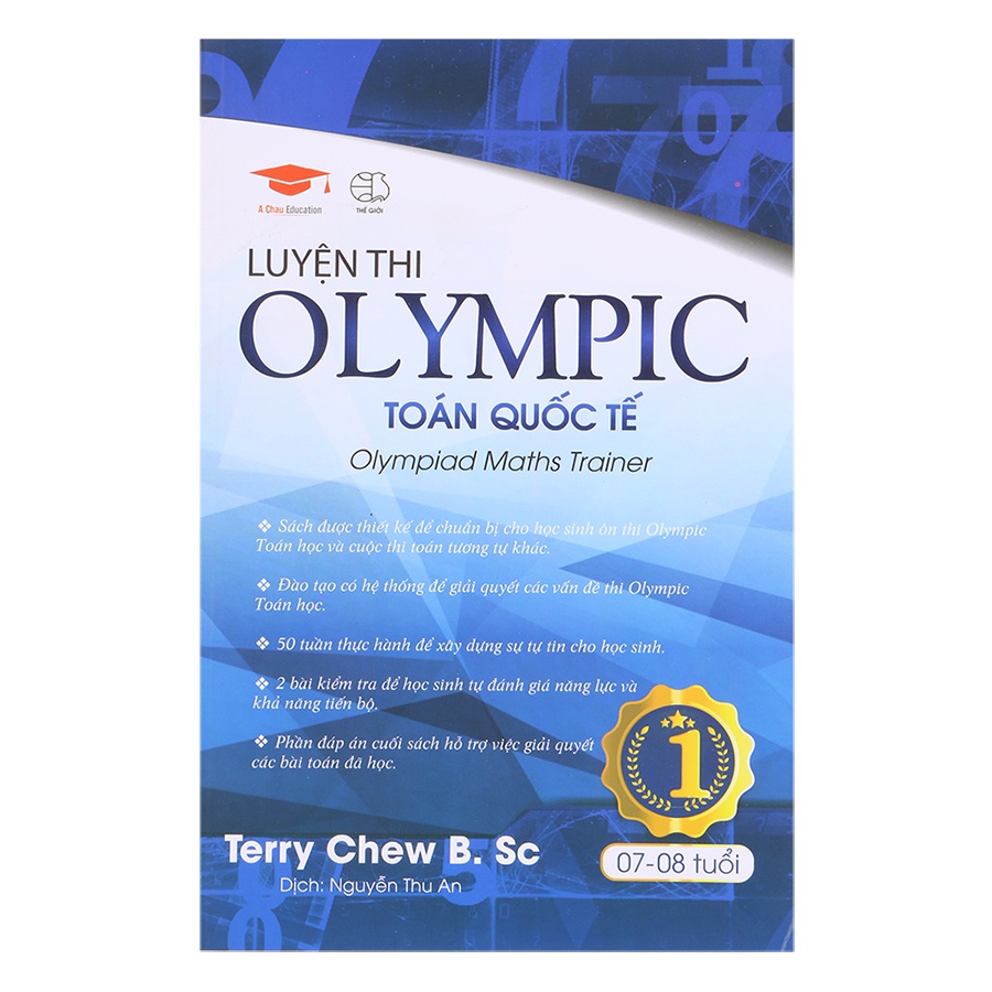 [Mã BMBAU50 giảm 7% đơn 99K] Sách: Luyện Thi Olympic Toán Quốc Tế 1 - Tổng hợp đề thi Toán cho trẻ 7-8 tuổi