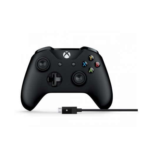 Tay cầm chơi game không dây Microsoft XBOX Controller + Cable (Phiên bản S mới nhất cho PC/Xbox One S)