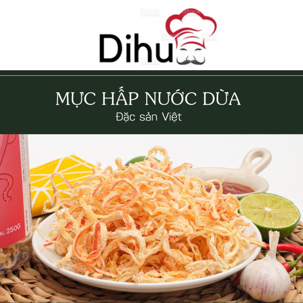 Khô mực hấp xả hấp cốt dừa thơm ngon đậm vị giàu chất dinh dưỡng Dihufood