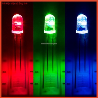 Led siêu sáng 5mm gói 1000 bóng .(đục)