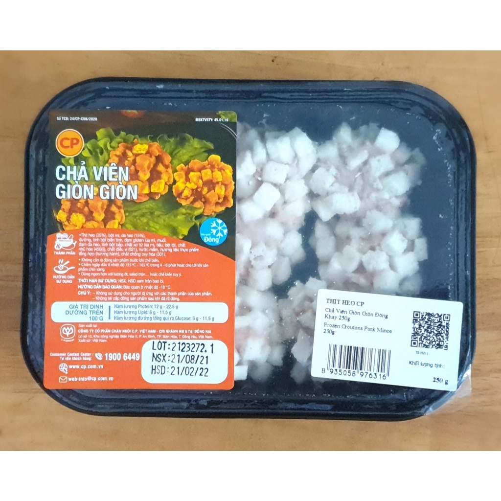 THỊT VIÊN CP GIÒN GIÒN 250G