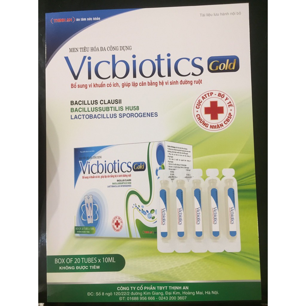 Men tiêu hóa VICBIOTICS Gold