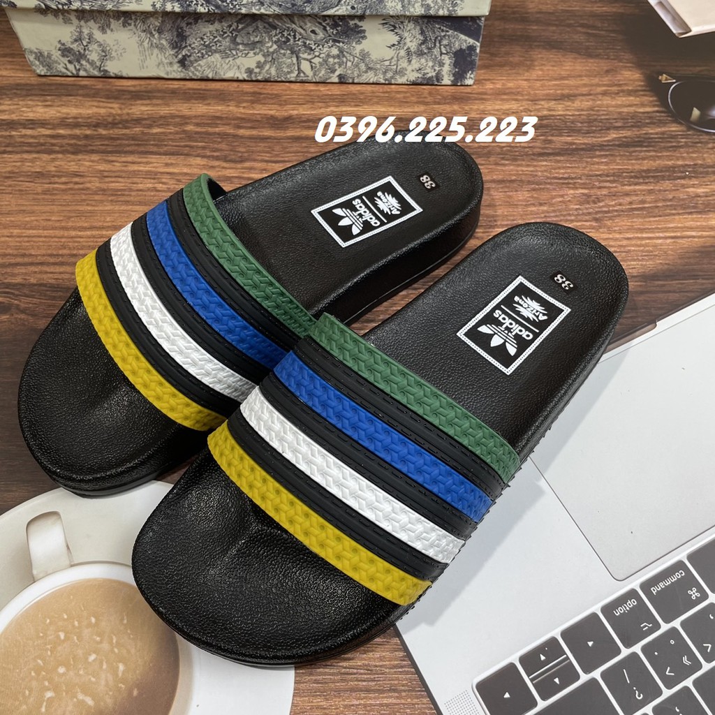Dép Quai Ngang  ❤️FREESHIP❤️ Dép đôi 3 màu cho nam và nữ đế cao su êm chân thời trang