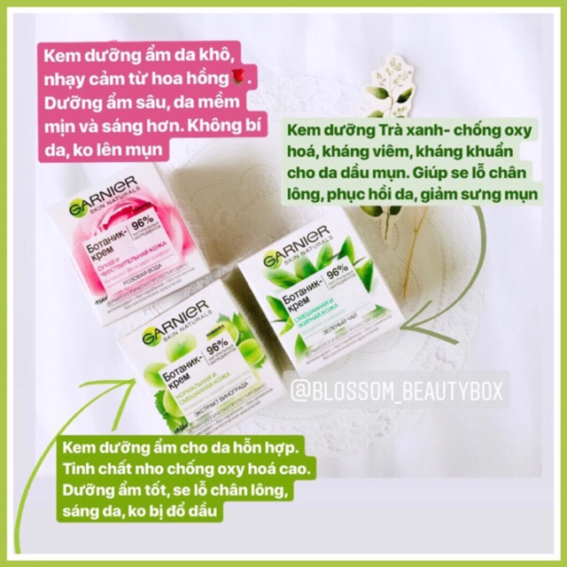 Bộ kem dưỡng Tea tree cho da dầu, da hỗn hợp, da mụn GARNIER Skin Naturals 96% thiên nhiên | BigBuy360 - bigbuy360.vn