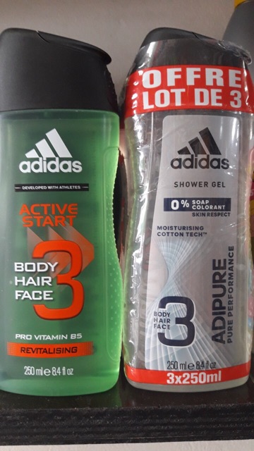 Dầu Tắm Gội Toàn Thân Adidas 3 in 1 (250ml-400ml) | BigBuy360 - bigbuy360.vn