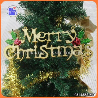 Chữ Merry Christmas - Đồ Trang Trí Noel Phụ Kiện Trang Trí Xinh Xắn