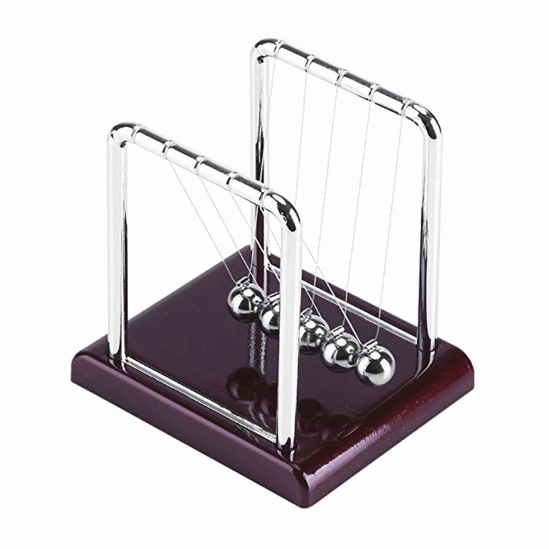Con lắc Newton để bàn bằng thép kim loại dành cho trang trí nhà cửa