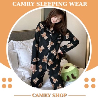 [ Quà Tặng Dây Cột Tóc ] Đồ ngủ pijama nữ dài tay chất liệu Kate Thái cao cấp - DD