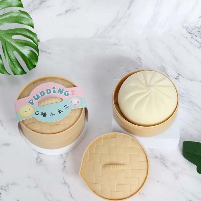Đồ chơi Bánh Bao xả stress, nhào nặn đã tay.