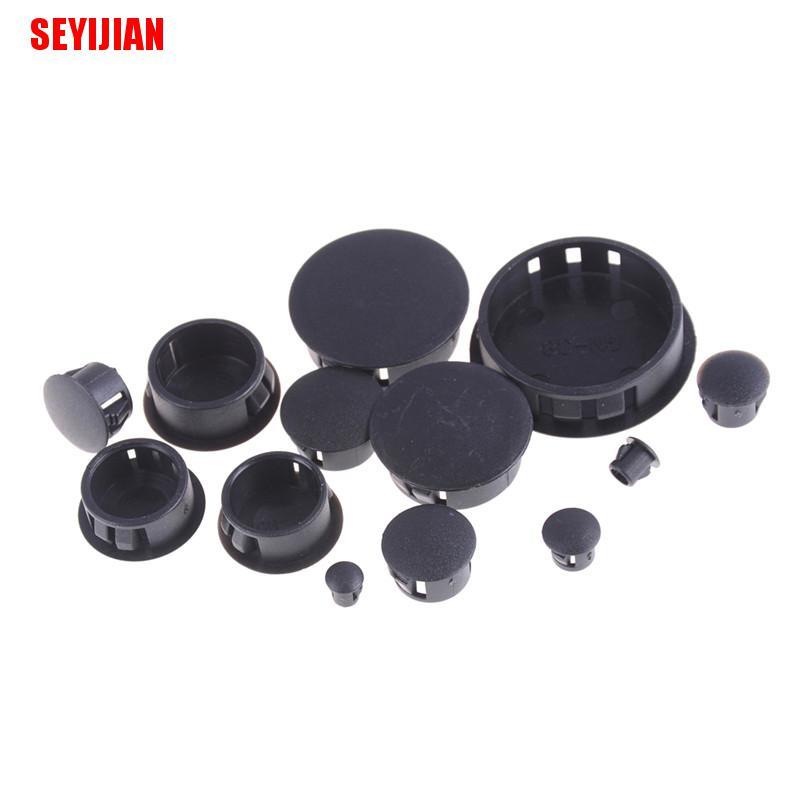 Bộ 4 Nắp Nhựa Tròn Đậy Ống Nước Màu Đen Chuyên Dùng