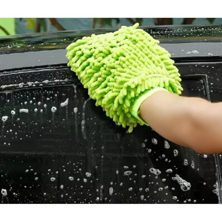 Bao tay lau rửa xe cho ô tô - Găng tay 2 mặt rửa xe máy, ô tô, lau dọn nội thất - Better Car