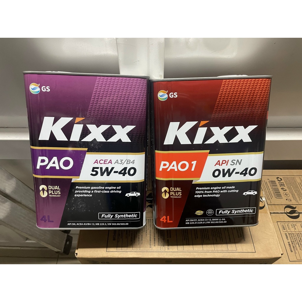 [ Best Seller ] Dầu Nhớt Cao Cấp KIXX PAO1 0W-30 / 0W-40 | 4 Lít | HIBUCENTER
