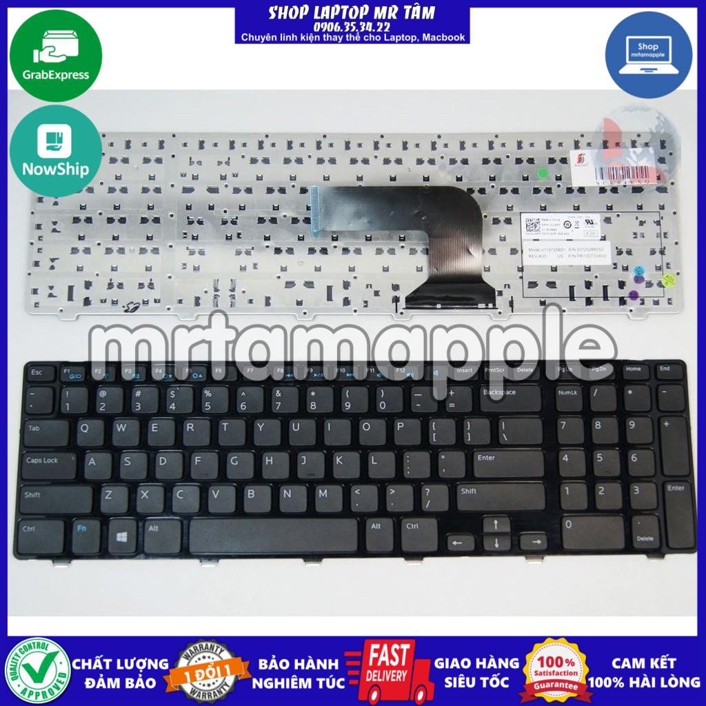 (KEYBOARD) BÀN PHÍM LAPTOP DELL 5721 dùng cho Inspiron 17R 3721 3737 5721 5735 5737