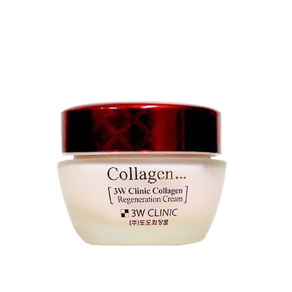 Kem Dưỡng Tái Tạo Da, Chống Lão Hóa 3W Clinic Collagen Regeneration Cream 60ml - Đỏ