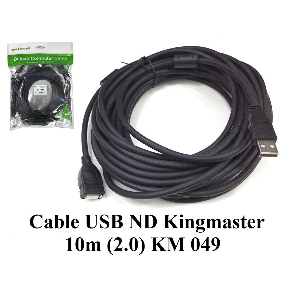 Cáp usb nối dài 2.0 Kingmaster loại 1 , 1.5m KM 046 , 3m KM 047, 5m KM 048, 10m KM 049