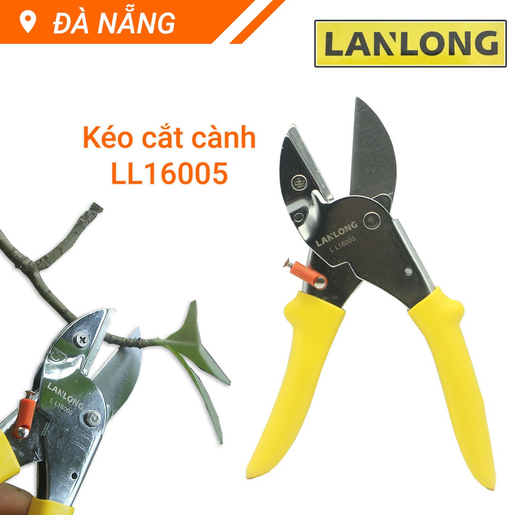 Kéo cắt cành 200mm kiểu lưỡi thái LANLONG LL16005