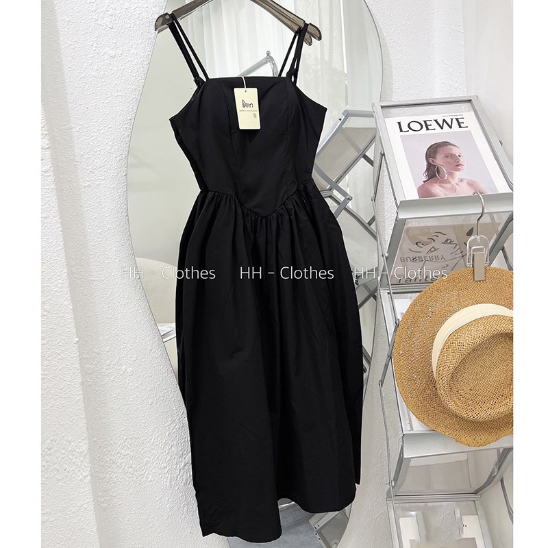 Đầm 2 Dây Dáng Xòe Hàng Quảng Châu M8848-Teen 888