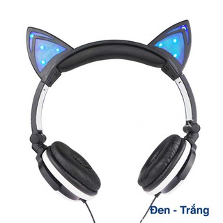 Tai nghe mèo hồng (Có đèn led ở tai)