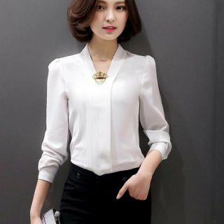 Sơ mi trắng kiểu bán trên live