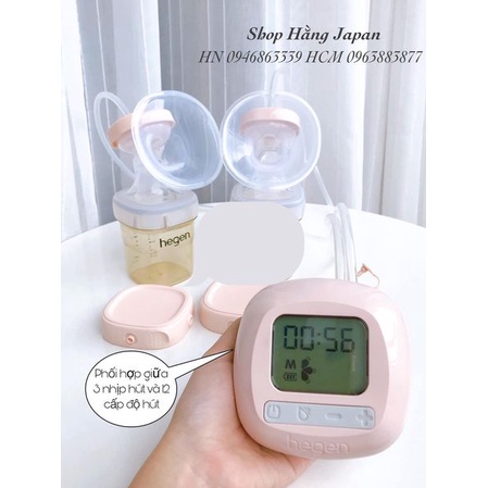 Máy hút sữa điện đôi cao cấp Hegen chính hãng