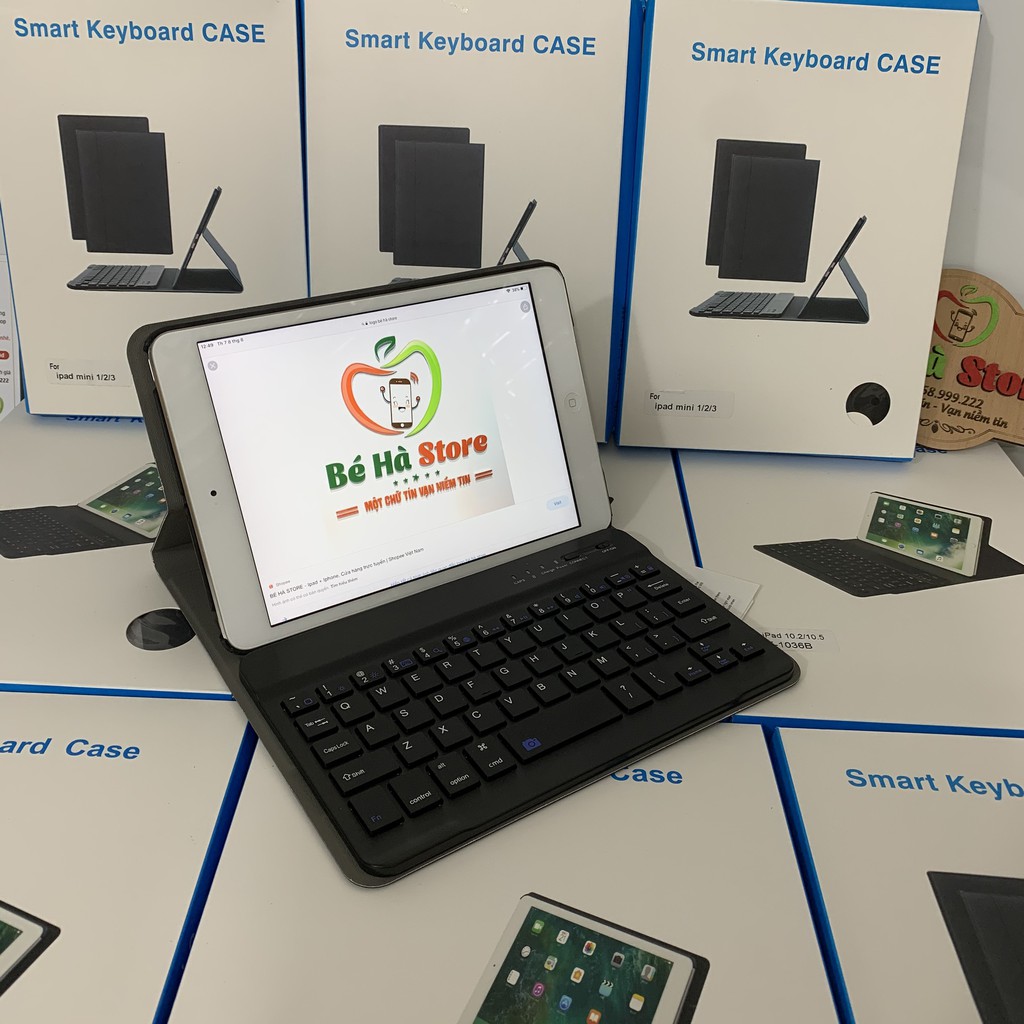 Bao Da Bàn Phím Bluetooth 3.0 ABS Không Dây - iPad Mini 1/2/3, iPad 2019 10.2, iPad Pro 10.5, iPad Air 10.5