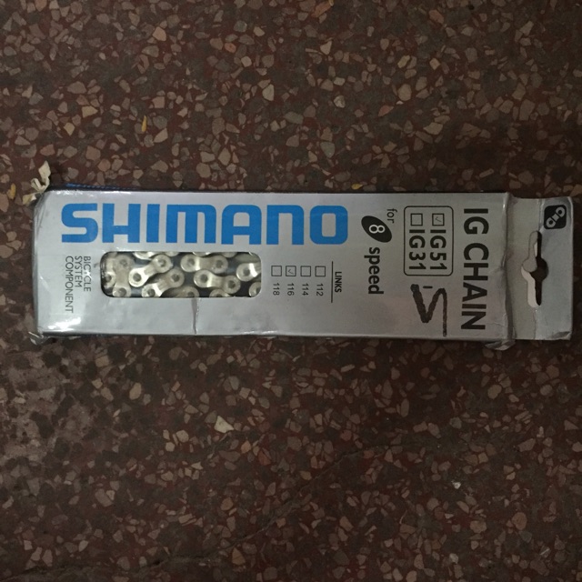 Xích sên Shimano xe đạp 8 speed